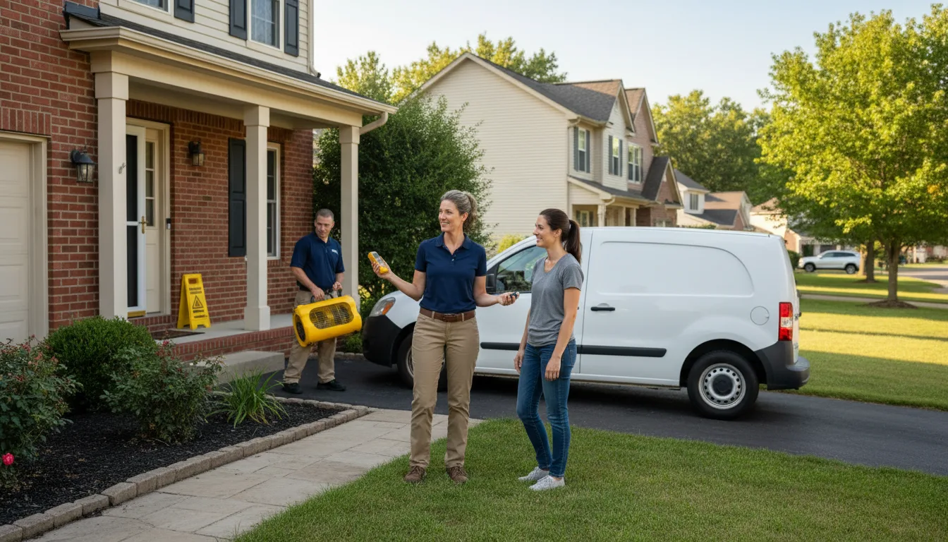 Residential water damage restoration in Willard, NM